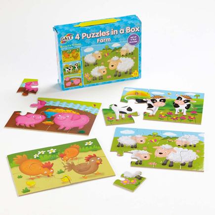 Sada 4 puzzle - Farma - EY05157BB