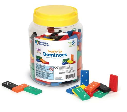 Pestrofarebné Domino Kocky - LER0287